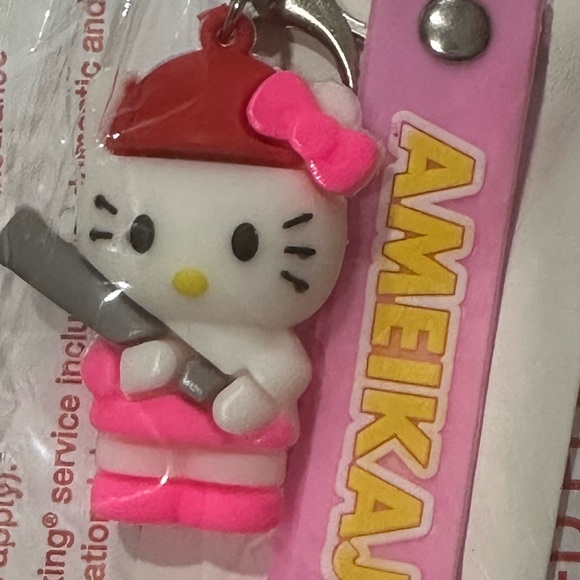 Hello Kitty - pink & blue set of (2) keychains - Picture 2 of 3